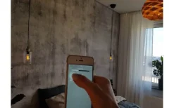 Casambi|Takkoppar & Byglar<CableCup Atmos Takkopp med Dimmer Svart 16cm