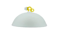 Takkoppar & Byglar<CableCup Classic Takkopp Vit 16cm