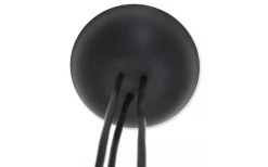 Takkoppar & Byglar<CableCup Trio Takupphäng Svart 14cm