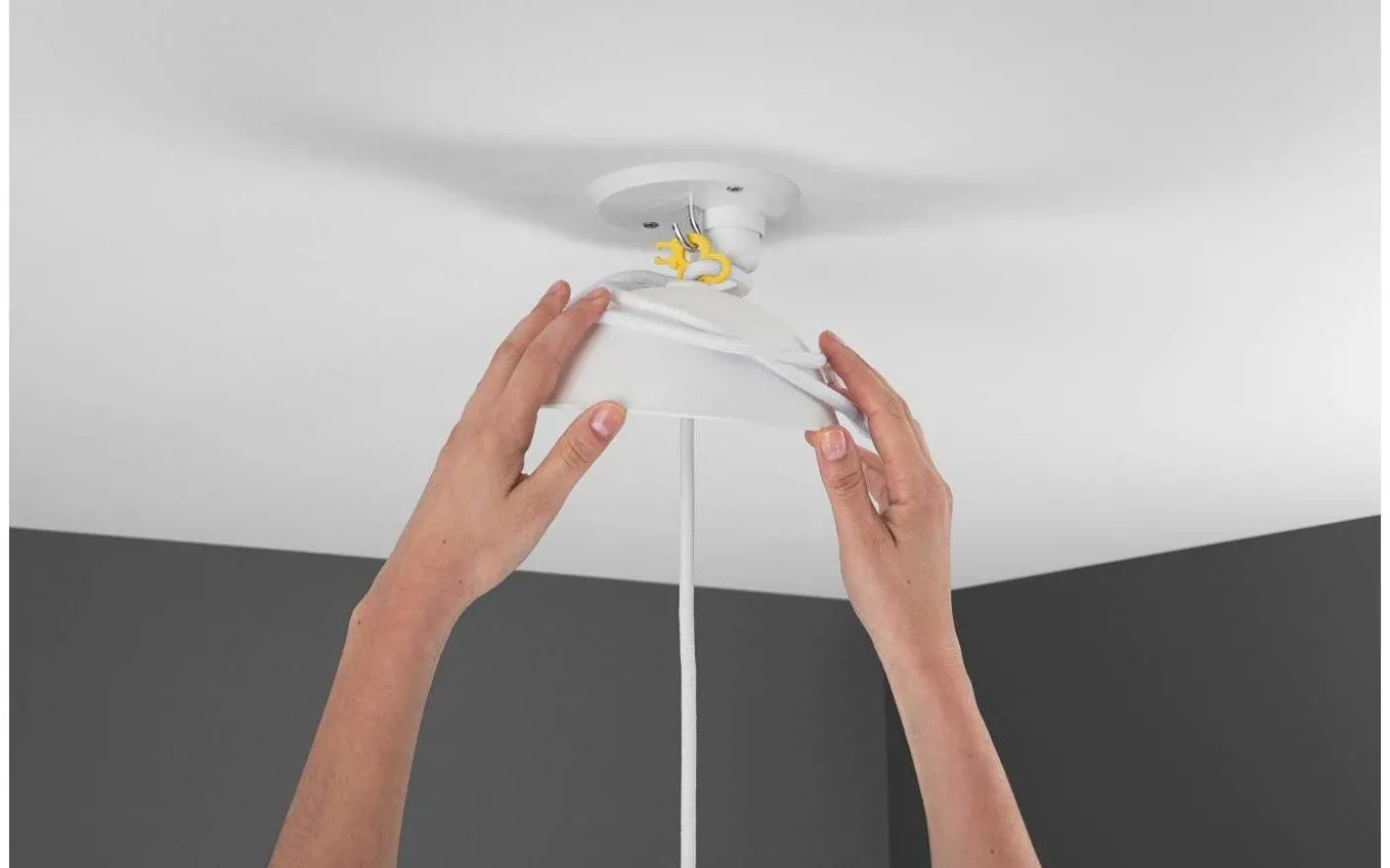 CableCup Trio Takupphäng Vit 14cm