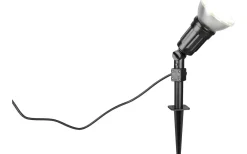 Reality Caceres Spotlight inkl. E27 LED 4000K 15W svart IP44* Markbelysning