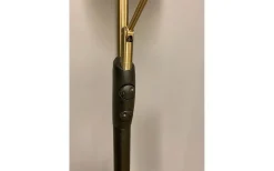 Aneta Cadiz Golvlampa 186cm LED 28W+5W 3000K Svart/Mässing* Uplight|Golvläslampor