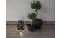 Calabria Solcellslampa 28cm Svart