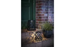 Calabria Solcellslampa 28cm Svart