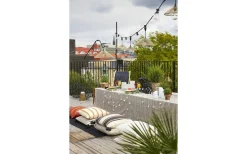 Calabria Solcellslampa 28cm Svart