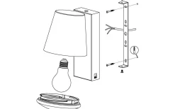 Caldiero Fasadlampa Antracit IP44