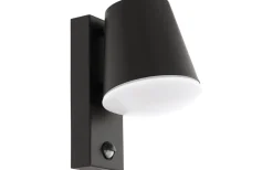 Vägglampor Utomhus<Eglo Caldiero Fasadlampa Rörelse Antracit IP44
