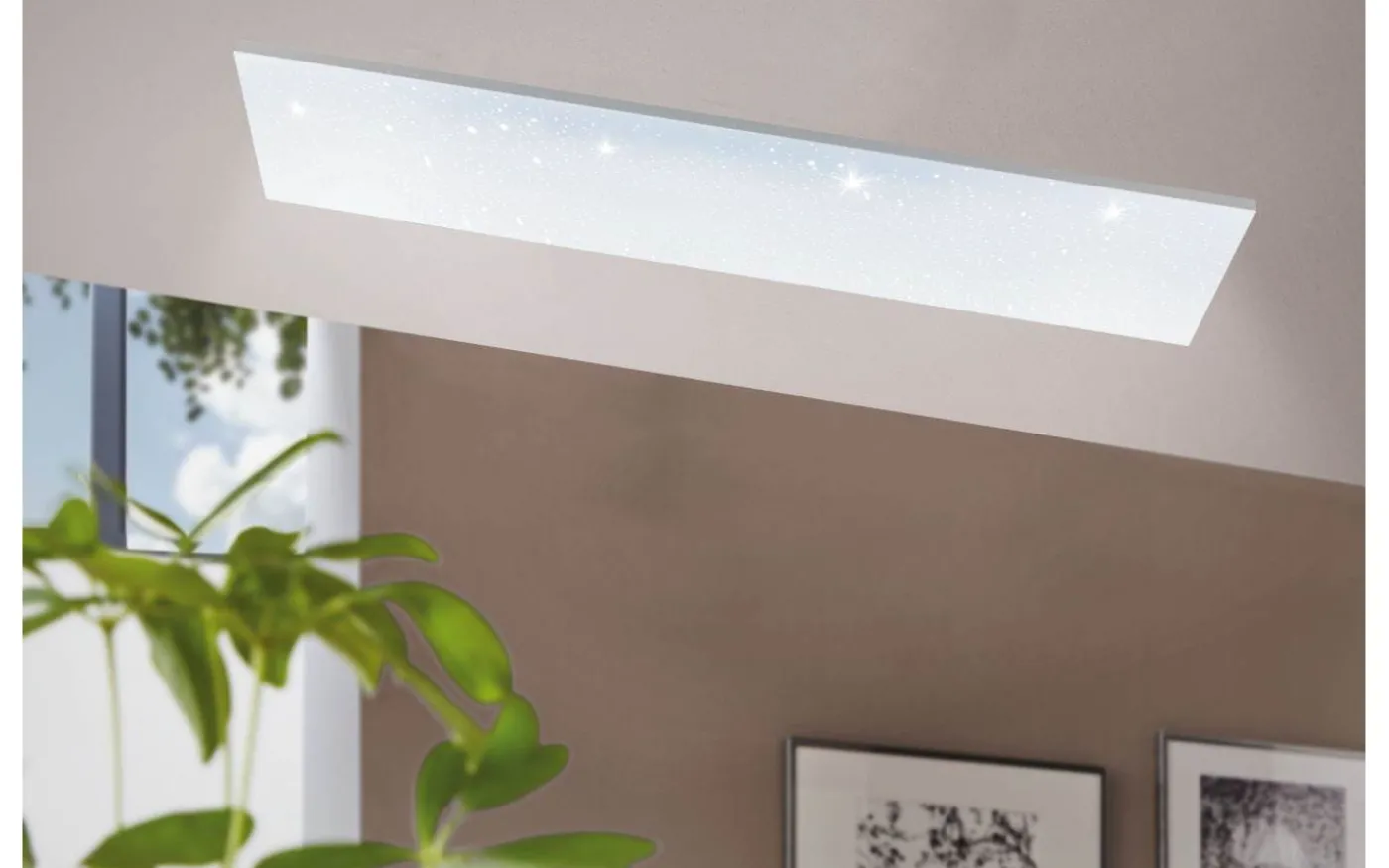 Calemar-S Plafond 99cm LED 4000K 19W Vit