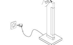 Camacho Bordslampa 41cm LED 3000K 6,5W Ek/Svart