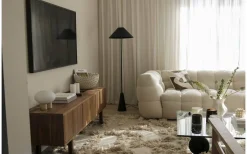 Golvlampor<Globen Lighting Cannes Golvlampa 140cm Svart