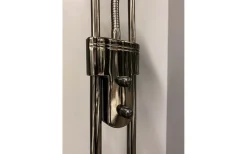 Aneta Cannes Golvlampa 1,8m LED 3000K 25W+5W Dimbar Svart/Krom* Uplight|Golvläslampor