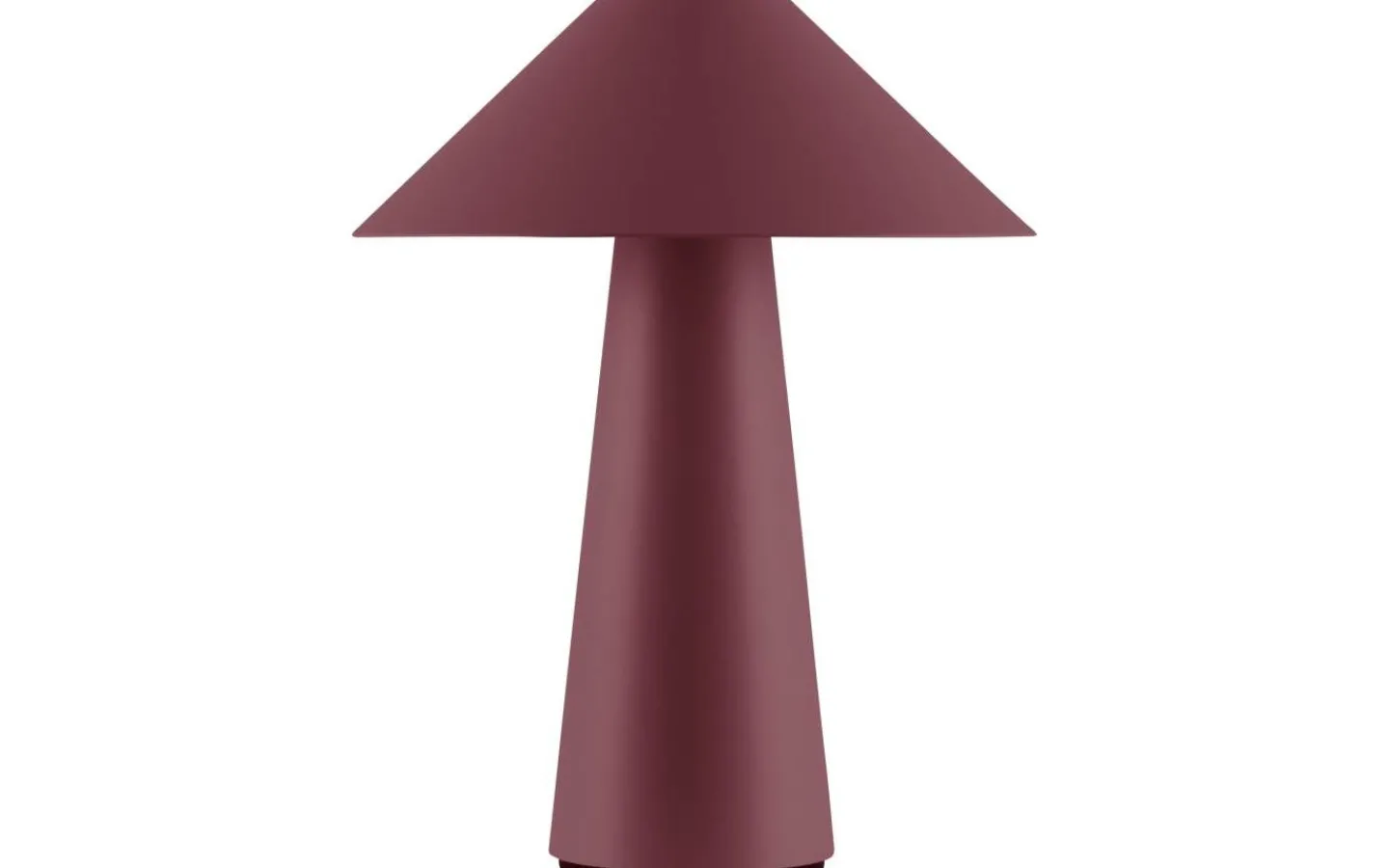 Globen Lighting Cannes Portabel Bordslampa 26cm Burgundy IP44* Uppladdningsbara Lampor Utomhus|Uppladdningsbara Lampor Utomhus