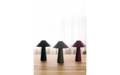 Globen Lighting Cannes Portabel Bordslampa 26cm Burgundy IP44* Uppladdningsbara Lampor Utomhus|Uppladdningsbara Lampor Utomhus