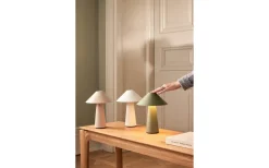 Cannes Portabel Bordslampa 26cm Grön IP44