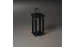 Uppladdningsbara Lampor Utomhus|Uppladdningsbara Lampor Utomhus<Konstsmide Cannes Uppladdningsbar Ljuslykta 42cm Svart IP54