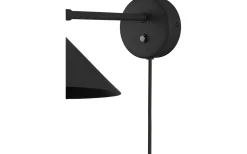Cannes Vägglampa 20cm Svart