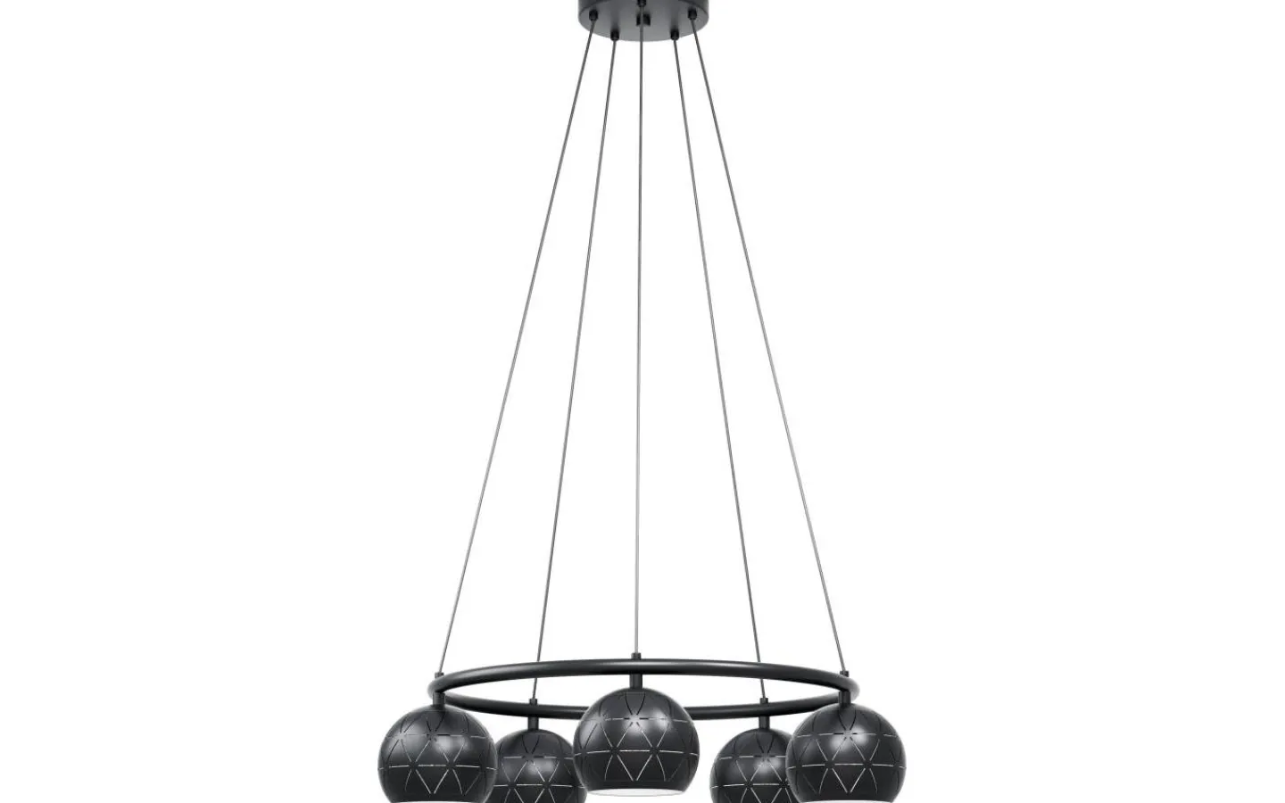 Eglo Cantallops Taklampa 69cm 5L Svart* Stora Taklampor Ø50-69 Cm