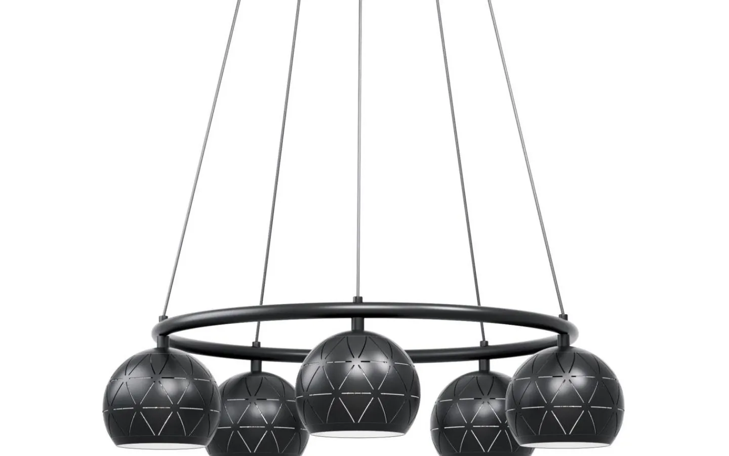 Eglo Cantallops Taklampa 69cm 5L Svart* Stora Taklampor Ø50-69 Cm