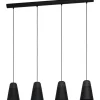 Kök & Matplats|Avlånga Taklampor<Eglo Canterras Taklampa 98cm 4L Svart