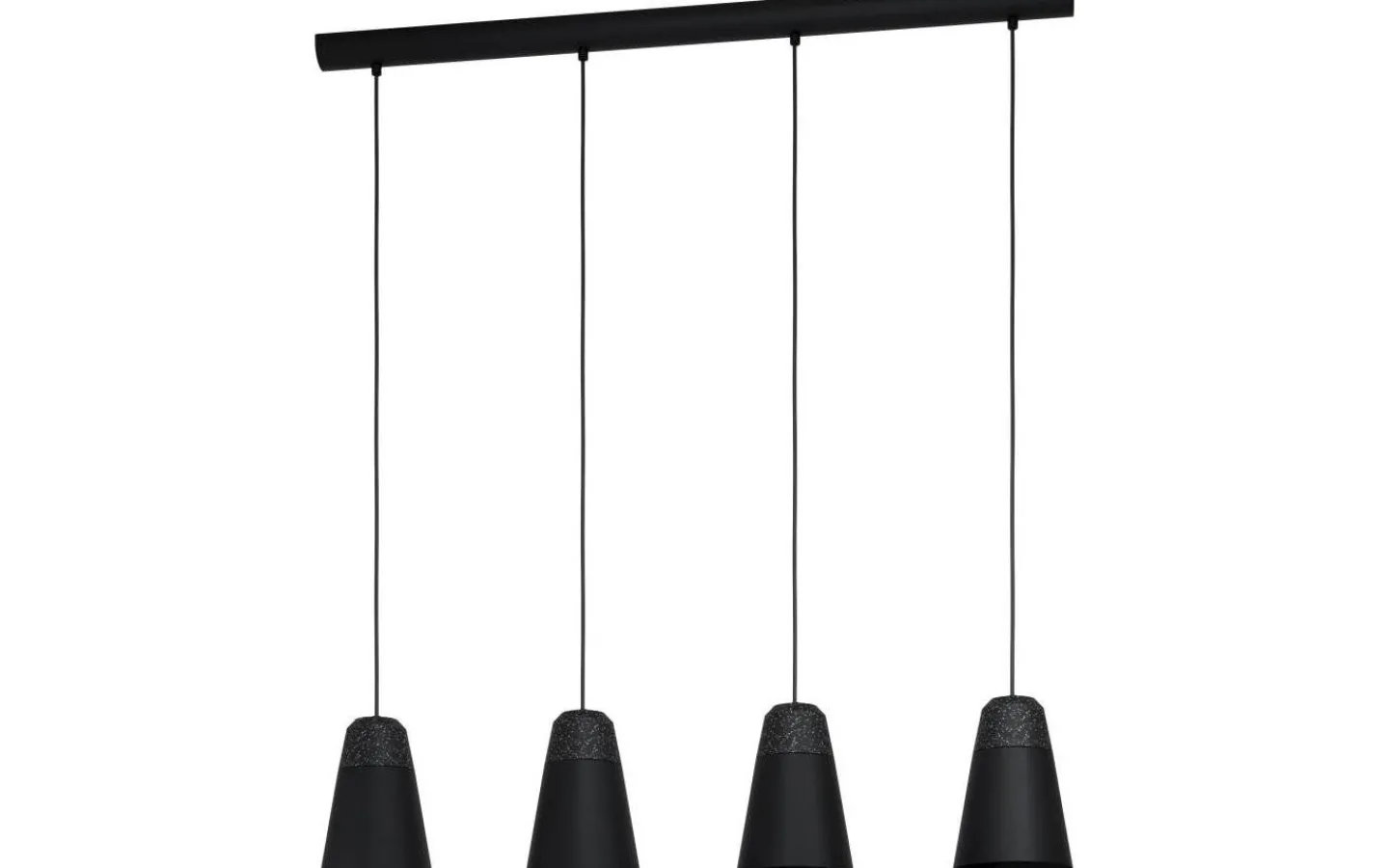 Kök & Matplats|Avlånga Taklampor<Eglo Canterras Taklampa 98cm 4L Svart