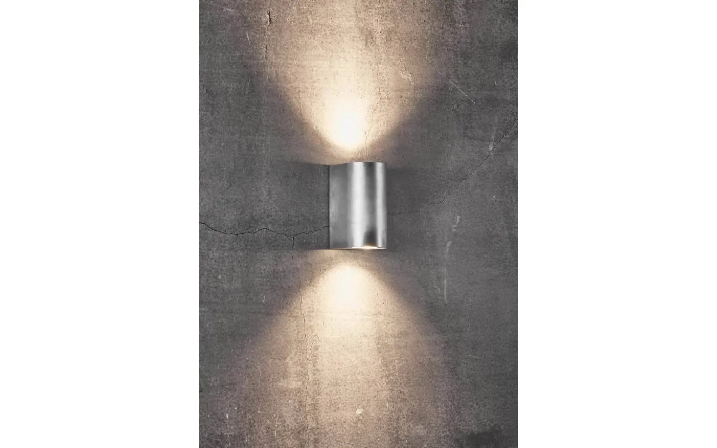 Canto Maxi 2 Vägglampa Galvaniserat Stål IP44