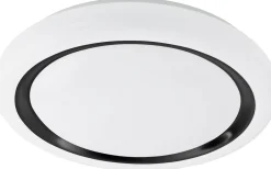 Capasso Plafond 48cm LED 3000K 19,5W Svart/Vit