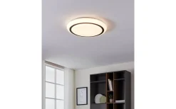 Capasso Plafond 48cm LED 3000K 19,5W Svart/Vit