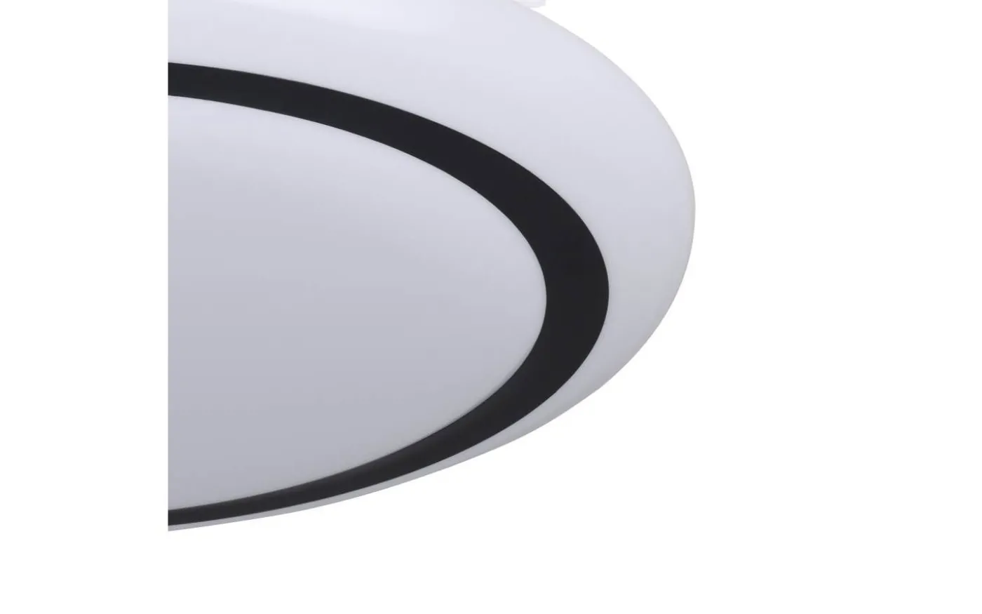 Capasso Plafond 48cm LED 3000K 19,5W Svart/Vit