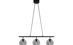 Cottex Capella Taklampa 3L Svart/Rök* Kök & Matplats|Avlånga Taklampor