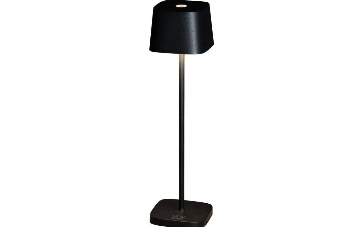 Capri Uppladdningsbar Bordslampa LED 20cm Svart IP54