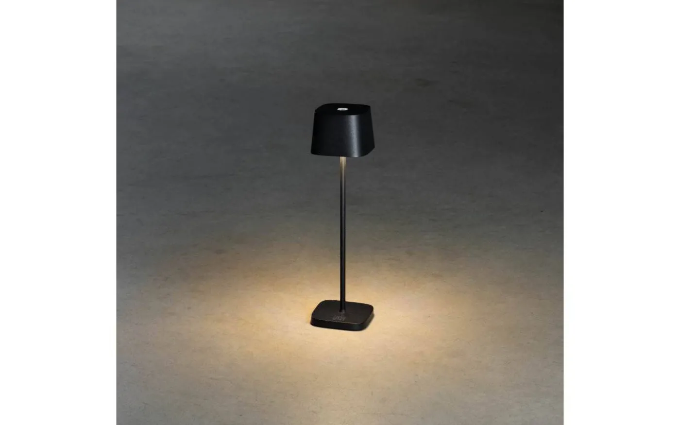 Capri Uppladdningsbar Bordslampa LED 20cm Svart IP54