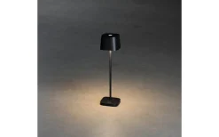 Capri Uppladdningsbar Bordslampa LED 20cm Svart IP54