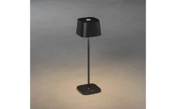 Capri Uppladdningsbar Bordslampa LED 36cm Svart IP54