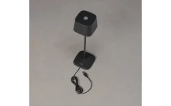 Capri Uppladdningsbar Bordslampa LED 36cm Svart IP54