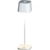 Uppladdningsbara Lampor Utomhus|Uppladdningsbara Lampor Utomhus<Konstsmide Capri Uppladdningsbar Bordslampa LED 20cm Vit IP54