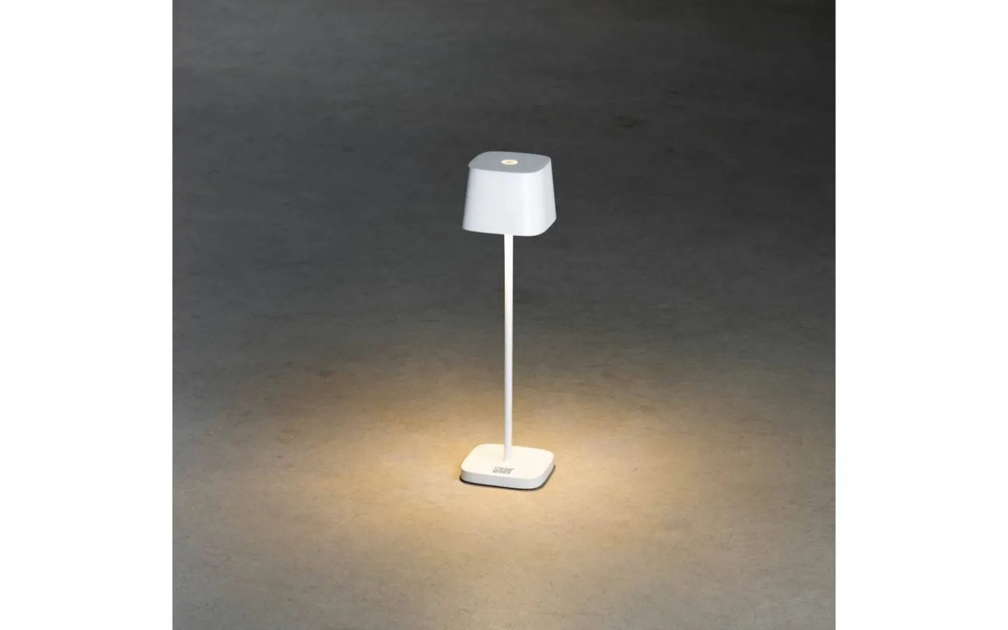 Uppladdningsbara Lampor Utomhus|Uppladdningsbara Lampor Utomhus<Konstsmide Capri Uppladdningsbar Bordslampa LED 20cm Vit IP54