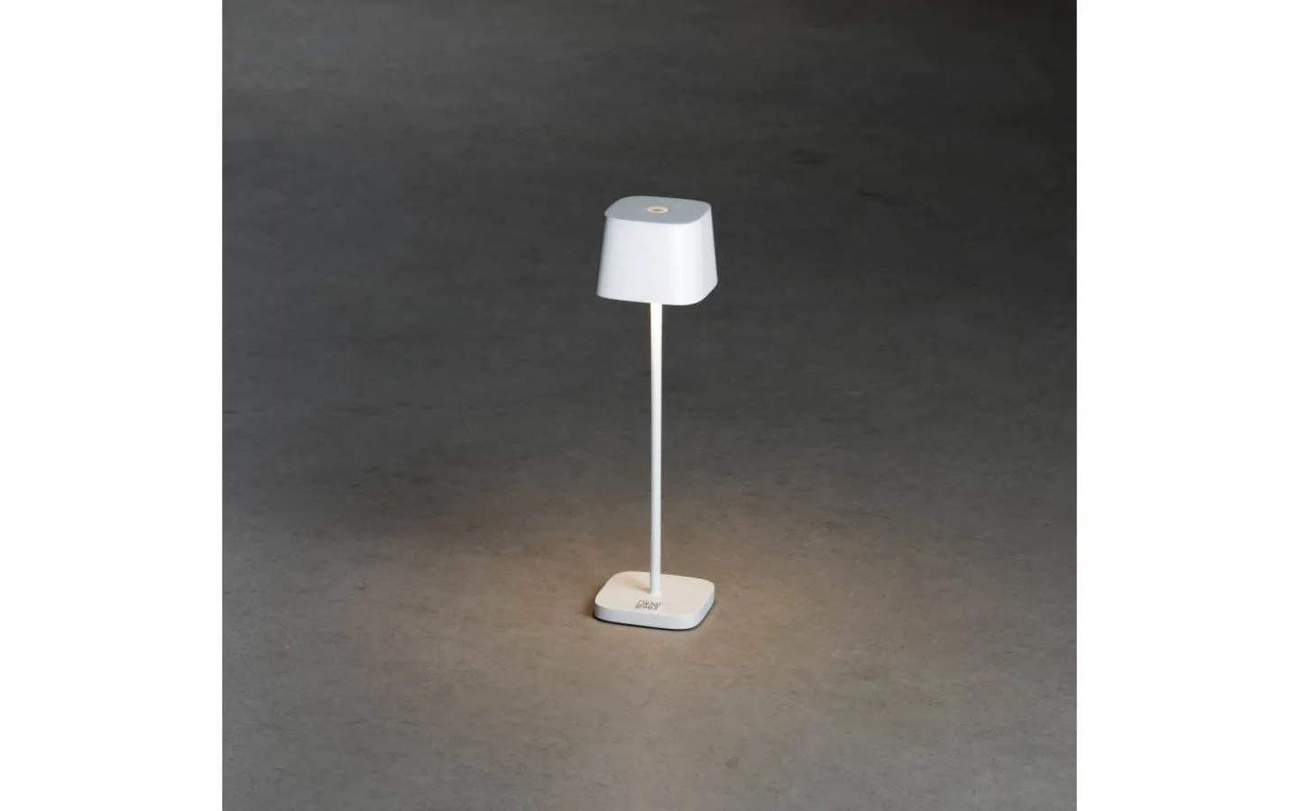 Uppladdningsbara Lampor Utomhus|Uppladdningsbara Lampor Utomhus<Konstsmide Capri Uppladdningsbar Bordslampa LED 20cm Vit IP54