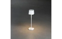 Uppladdningsbara Lampor Utomhus|Uppladdningsbara Lampor Utomhus<Konstsmide Capri Uppladdningsbar Bordslampa LED 20cm Vit IP54