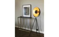 By Rydens Captain mini Golvlampa 145cm Sandsvart* Vardagsrum|Golvlampor