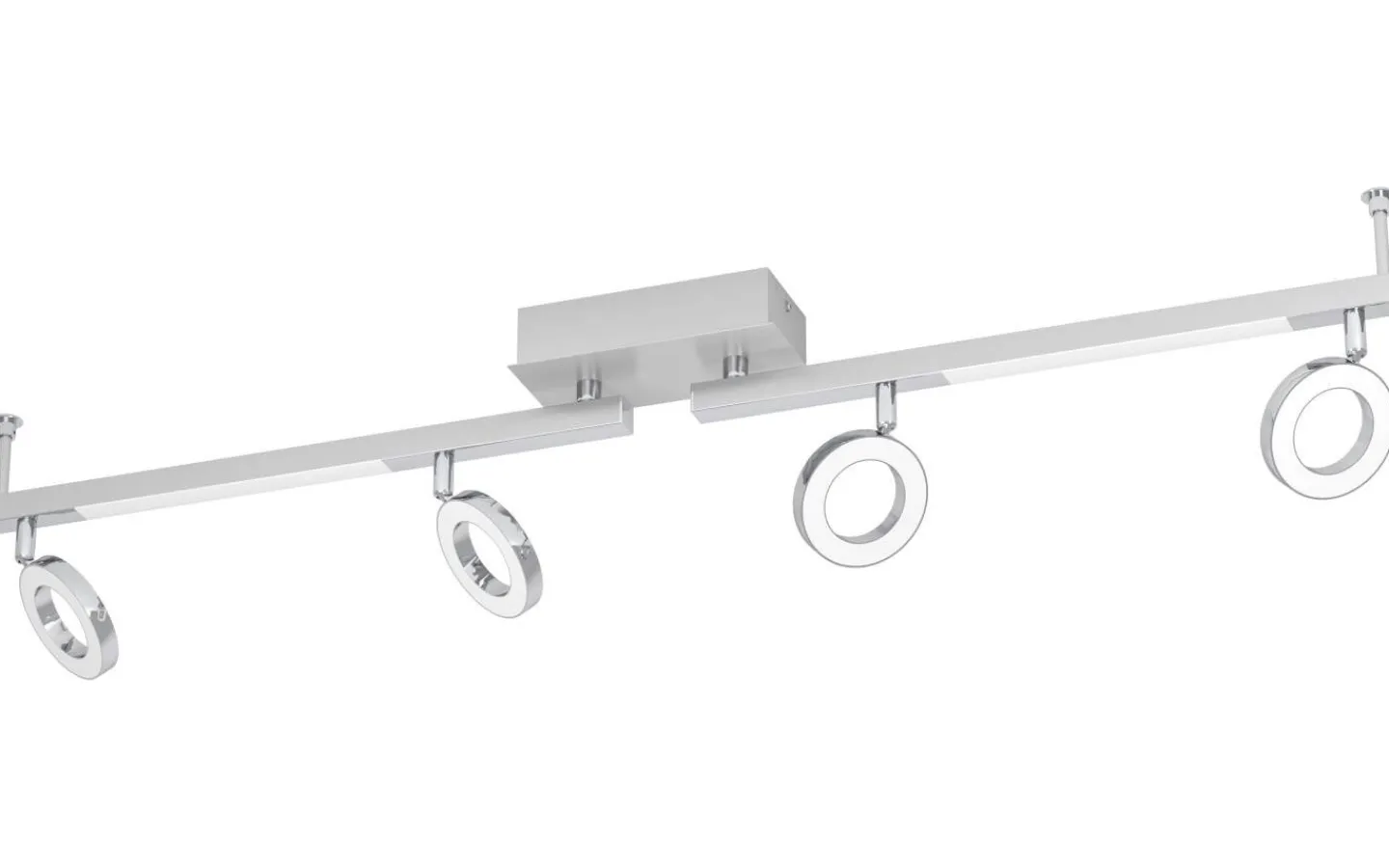 Avlånga Takspotlights|Takspot Med Minst 4 Lampor<Eglo Cardillio Takspotlight 9cm LED 3000K 4x3,2W + 2x3,3W Krom