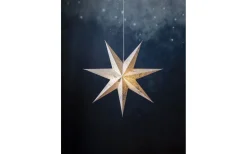 Star Trading Care Julstjärna 60cm Vit/Gröna Blad* Visa Alla Julstjärnor|Julstjärnor Utan Sladd