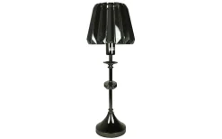 Oriva Carlow Bordslampa 50cm Kristall K5 Svart* Bordslampor