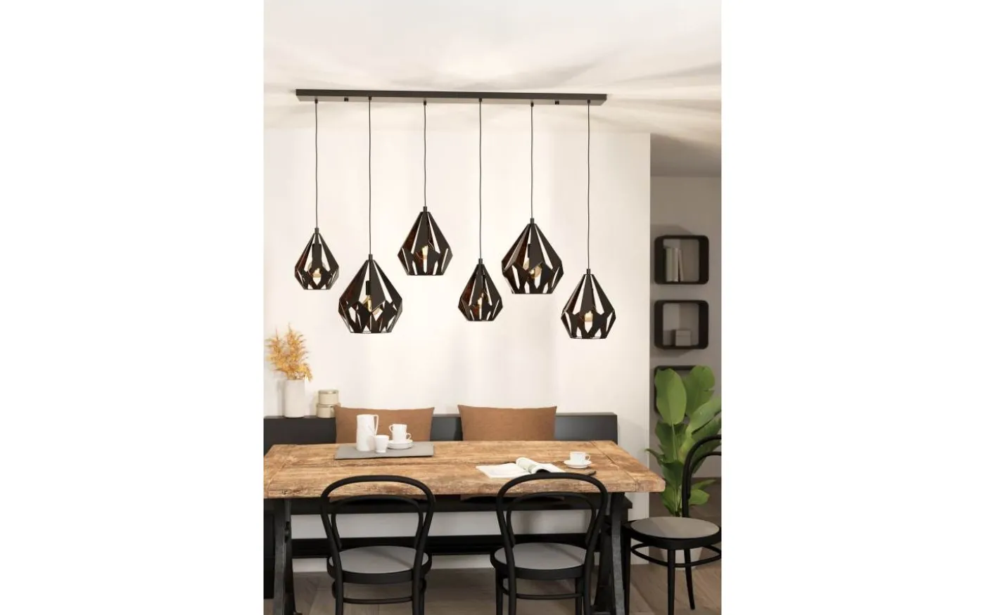 Carlton Taklampa 146cm Svart