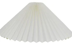 Hallbergs Carolin Lampskärm Ø40cm Vit* Plisserade Lampskärmar