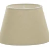 Hallbergs Carolin Oval Lampskärm 20cm Creme* Ovala Lampskärmar