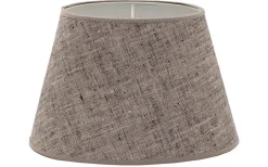 Hallbergs Carolin Oval Lampskärm 20cm Svartmelerad* Ovala Lampskärmar