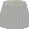 Carolin Plisserad Lampskärm Ø29cm Vit