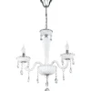 Eglo Carpento Kristallkrona 2-Arm 54cm Vit* Kristallkronor