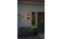 Konstsmide Carpi Vägglampa 40x20,5cm Mässing IP44* Kustnära Belysning|Vägglyktor