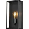 Carpi Vägglampa 40x20,5cm Svart IP44